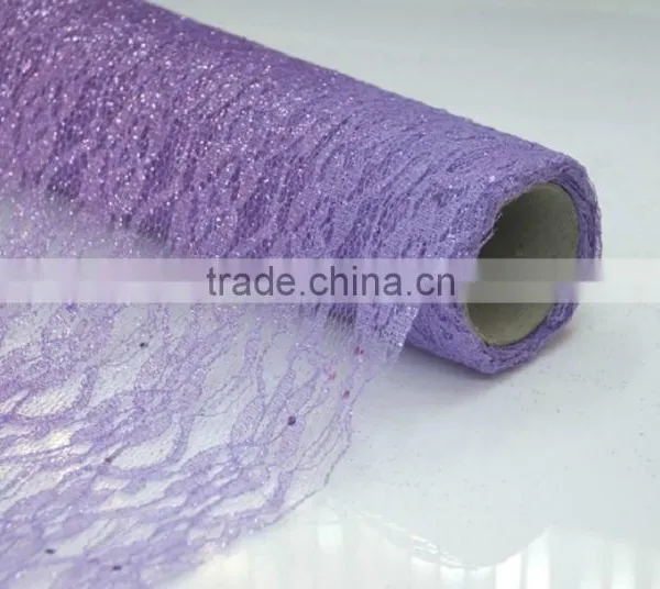 Beautiful Brilliant Lace Fabric Packing Material photo-2