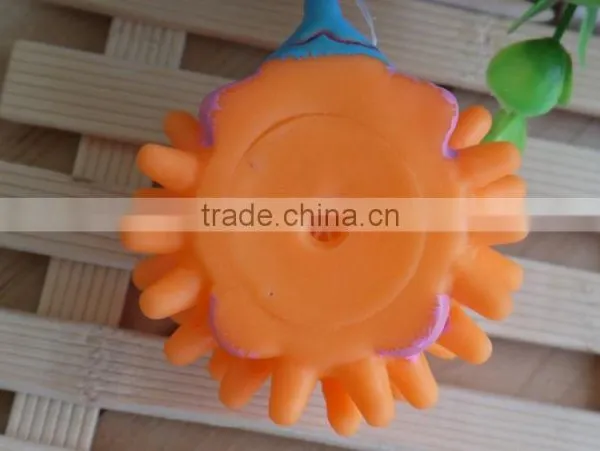 Factory Direct High Quality Nontoxic Hedgehog Rubber Dog Toy Wholesale Squeal Rubber Pet Toy photo-4