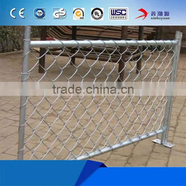 Factory Cheap Price PVC Coated Galvanized 8 Foot 9 Gauge Blue Vinyl Coated Chain Link Fence photo-3