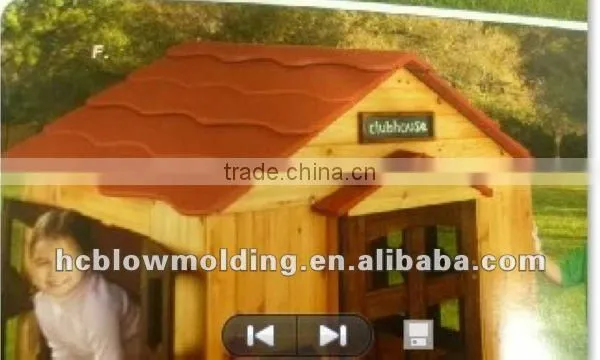 Custom Plastic Rain Cover for Pet House/egg Pet House/dog House Dog Cage photo-3
