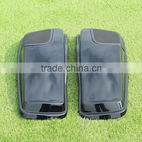 Saddlebag Lid Speaker Cutouts w/ Grill For Harley Davidson Touring FLT 2014-2017 photo-4