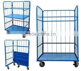 Collapsible Supermarket Transport Roll Cage/wire Cage photo-4