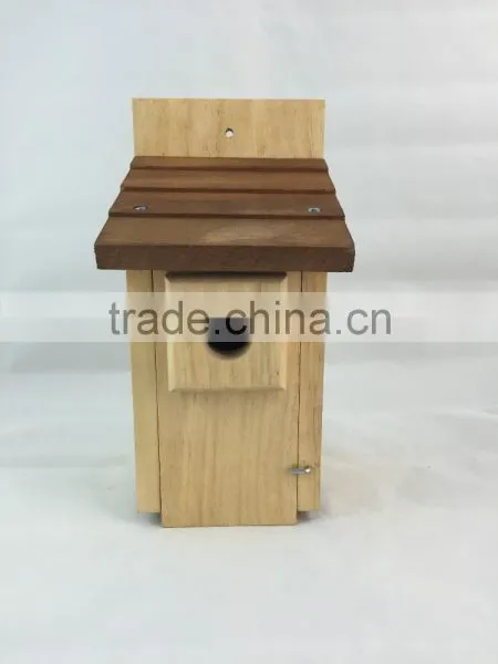 FSC Small New Design Wood House Wooden Bird Cage photo-4