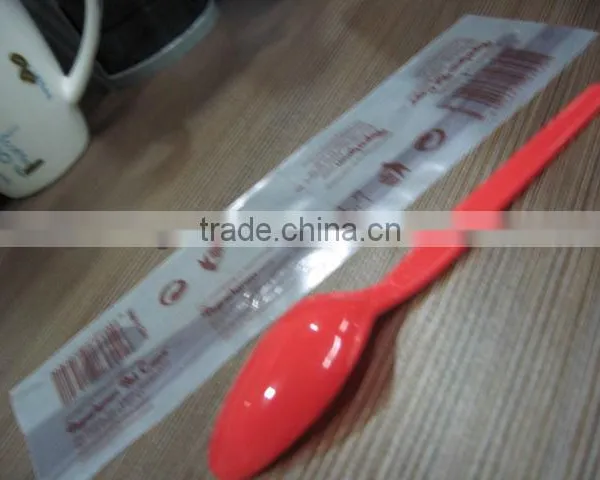 100% biodegradable packing bag for flatware/disposable wrapped cutlery kits