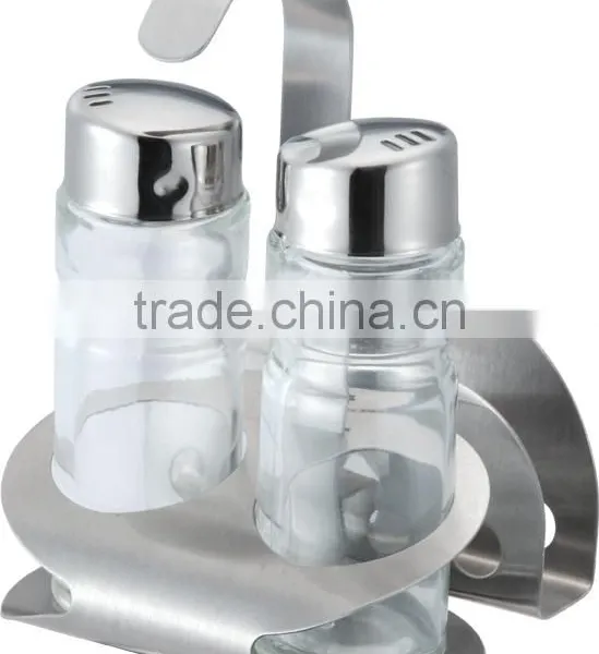 Kitchenware Glass Stainless Steel Cruet Oil Vinegar Bottle Sauce Caster Oil and Vinegar photo-6