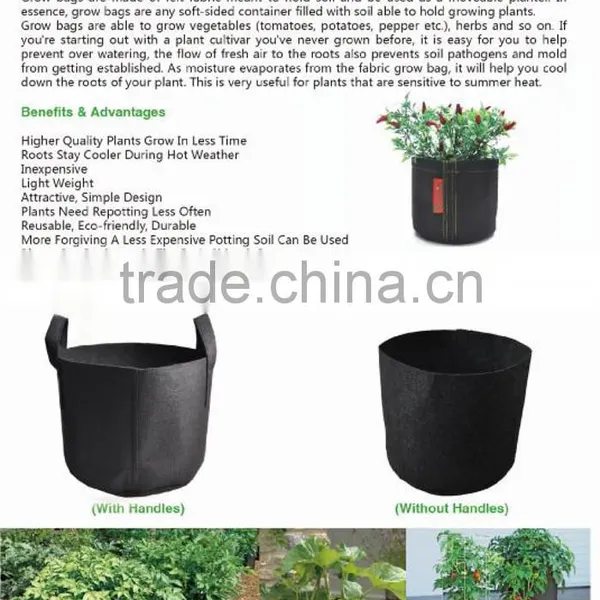 Smart Plant Pot 10gallon Felt Fabric Plant Pot photo-5