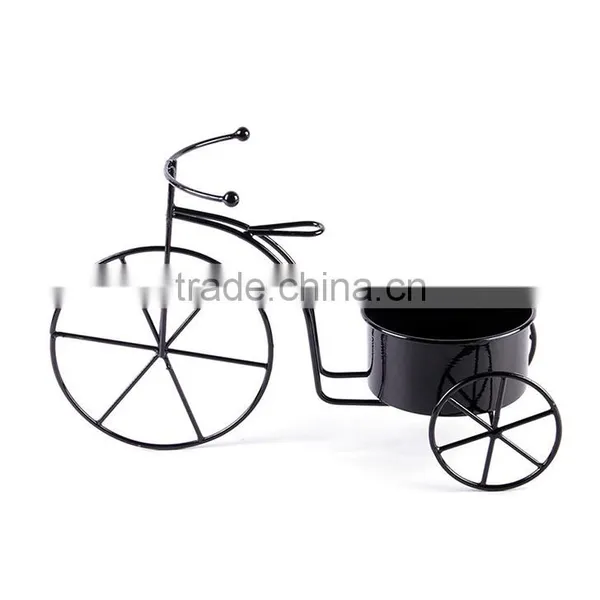 Wrought Iron Garden Bicycle Planters | Powder Coated Metal Planters photo-4