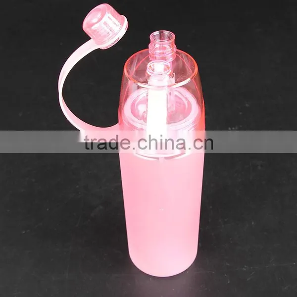 Plastic Sport Water Bottle With Straw and Spray photo-4