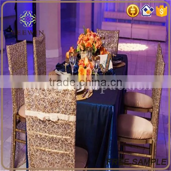 Shining Spandex Sequin Chair Cover for Bauquet/wedding photo-3