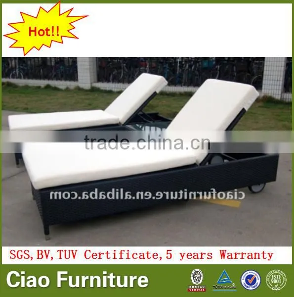 Wholesale Garden Poolside Lounge Furniture Rattan Lounge Chair photo-2