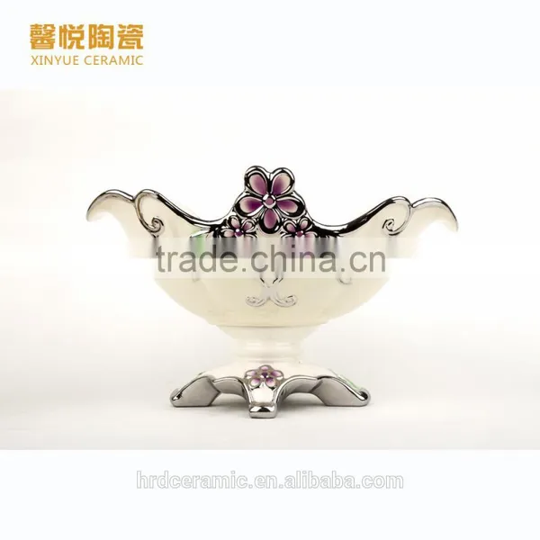 2016 Decoration Food Fruit Tray Dish Plate / Bulk Ceramic Fruit Tray photo-3