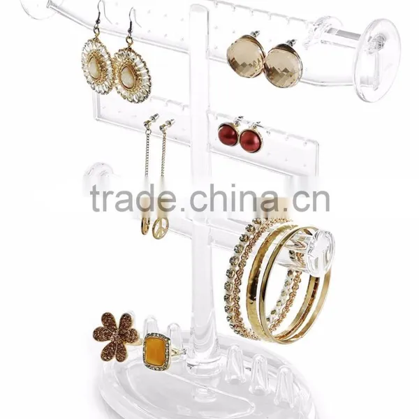 Wholesale Transparent Acrylic Ring Display Stand photo-2