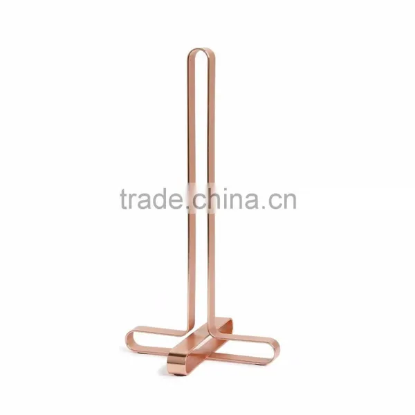 New Design Rose Gold Paper Towel Holder photo-4