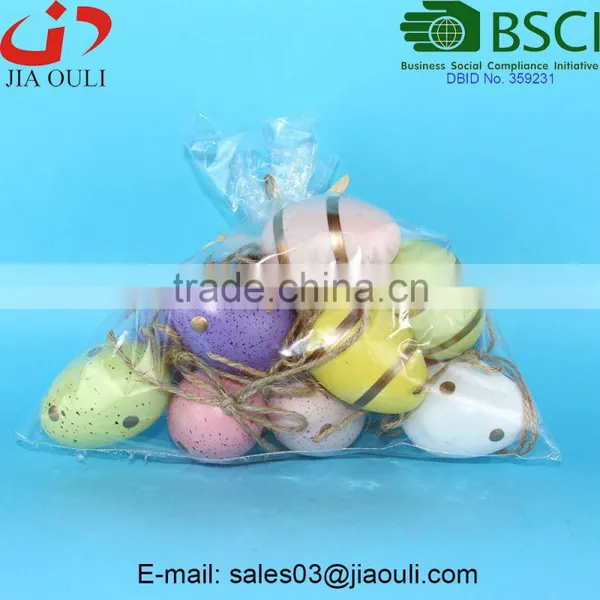 BSCI Audit Factory Cheap Easter Plastic Eggs, Hanging Plastic Easter Eggs photo-3