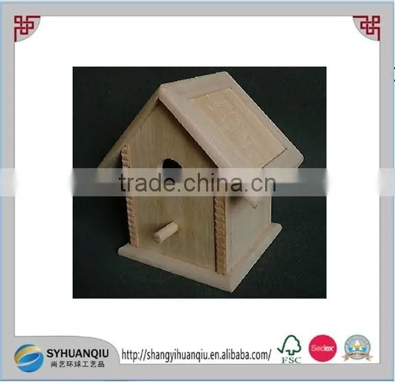 Small Handmade Wooden Bird Cage for One Bird photo-2
