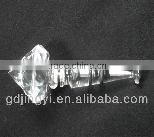 Artificial Acrylic LED Lighting Fashion Beer Wine Bottle Stopper for Bar photo-3