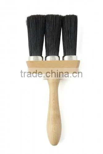 Wooden Handle 3 Rings Dusting Brush photo-2