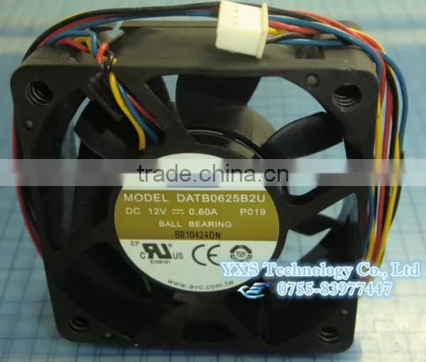 60*60*25mm DC12V 0.60A DATB0625B2U 6cm 4wire PWM Server Chassis Cooling Fans photo-3