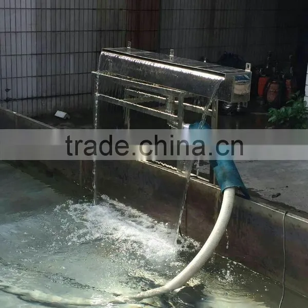 Decorative Indoor or Outdoor Artificial Stainless Steel Water Feature Wall Fountain photo-2