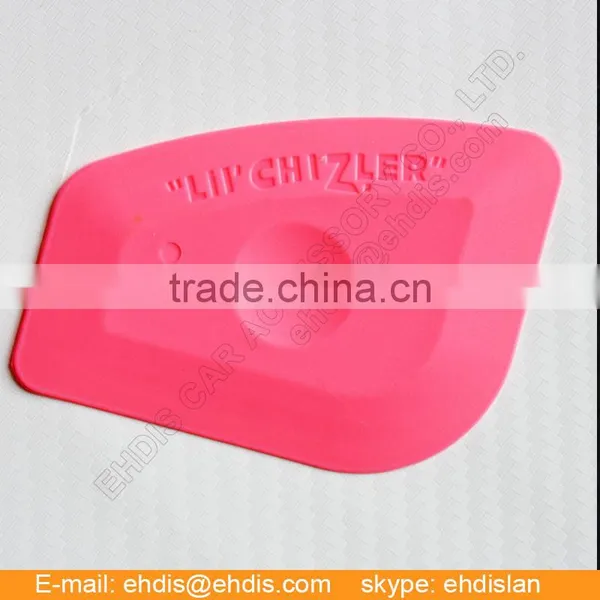 Yellow Fine-Edge Detailer Hand Tool Vinyl Wrap Contour Miniature Squeegee photo-2