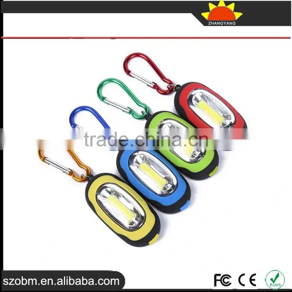 New Arrival Outdoor COB Led Keychain,Plastic Mini Led Flashlight Keychain photo-3