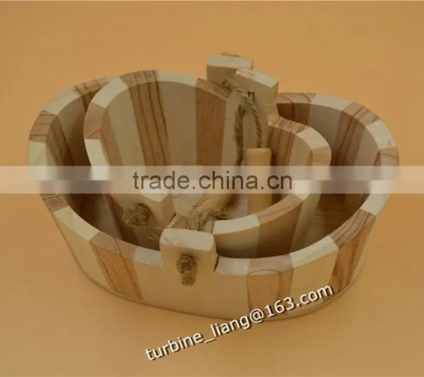 Wooden Baskets of 3pcs photo-2
