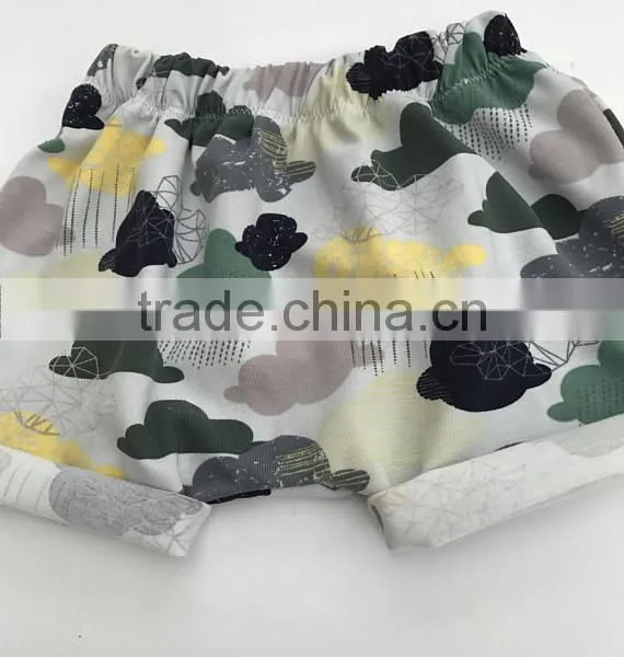 2017 Hot Style Boutique Pants Girl Clothing Kid Children Wholesale Printed New Model Cotton Baby Shorts photo-3