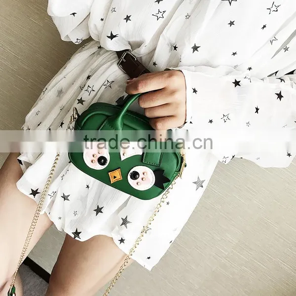 Green Cute Handbags Cheap Girls Ladies Famous Fashion Sling Bag Single Strap Shoulder Handbag photo-3