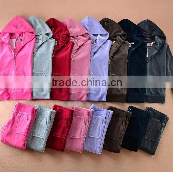 Factory Production Zipper Velvet Fleece Designs Cheaper Customs Wholesale Velvet Hoodies KM0673 photo-5