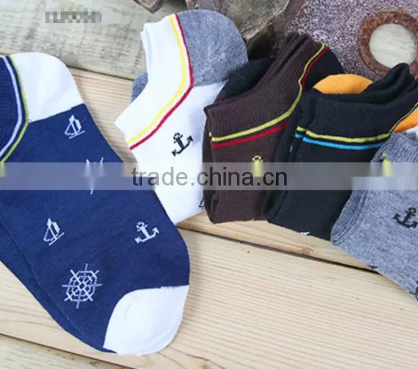 Zm40607b New Model Strpe Design Men's Low-cut Liners Socks photo-6