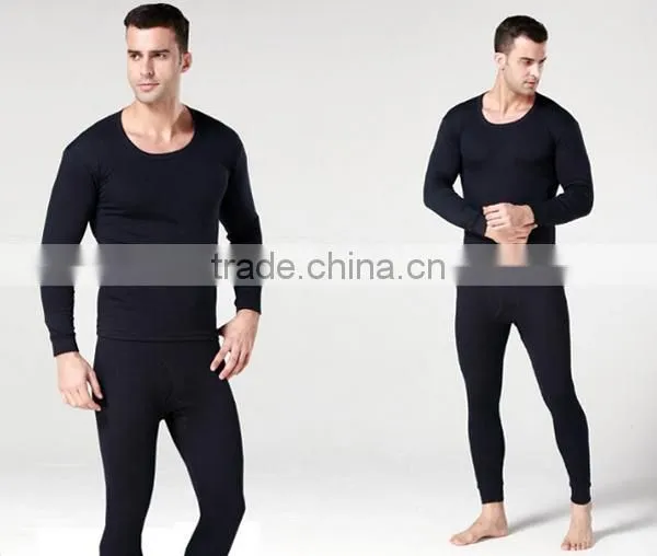 Hot Winter Mens Warm Thermal Underwear Mens Long Johns Sexy Black Thermal Underwear Sets Thick Plus Velet Long Johns For Man photo-3