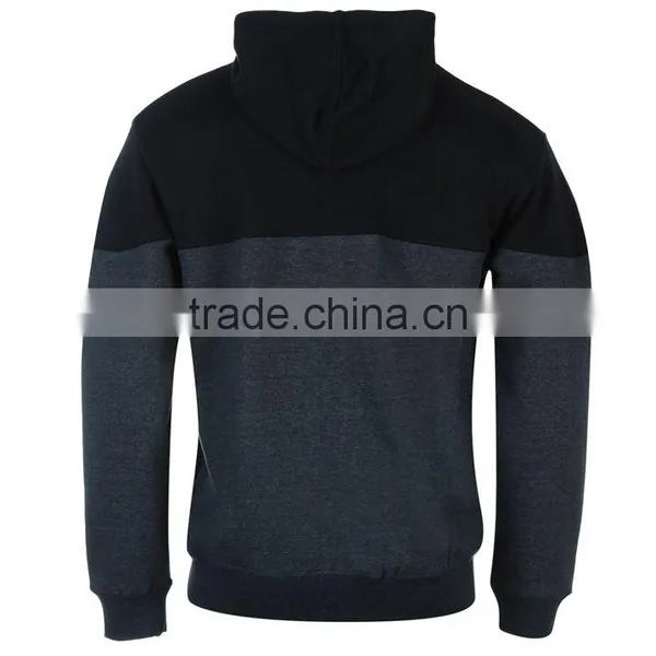 Factory Custom Two Color Plain Cotton Hoodie photo-2