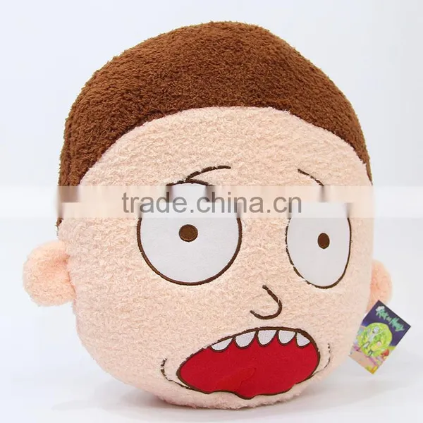 Wholesale Cartoon Character Rick and Morty Funny Cute Soft Plush Pillow photo-2