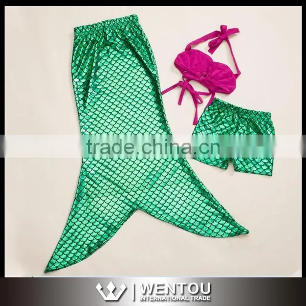 Girls Swimmable Mermaid Tail Swimwear photo-2