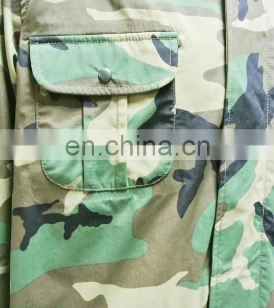 2017 Woodland Green Camouflage Military Mens Army Jacket photo-6