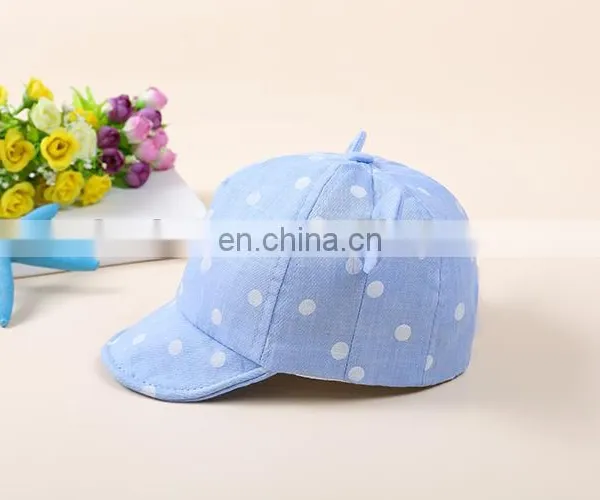 New Fashion Design Flanging Cap Cotton Dot Ear Baby Hats&caps photo-6
