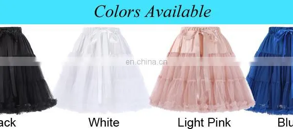 Belle Poque Luxury 3-Layers Soft Tulle Netting Red Crinoline Petticoat Underskirt for Retro Vintage Dresses BP000226-2 photo-5