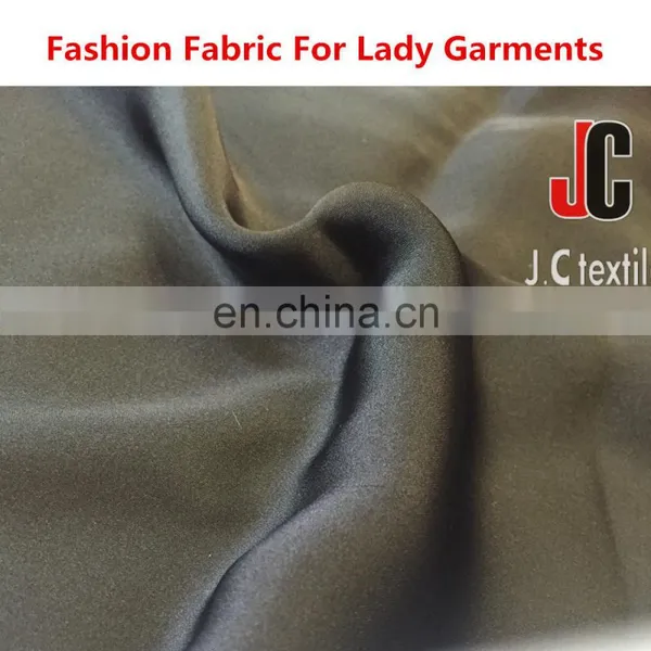 Polished Polyester Fabric High Quality 100% Polyester Silk Slip 50D Satin Chiffon Fabric photo-2