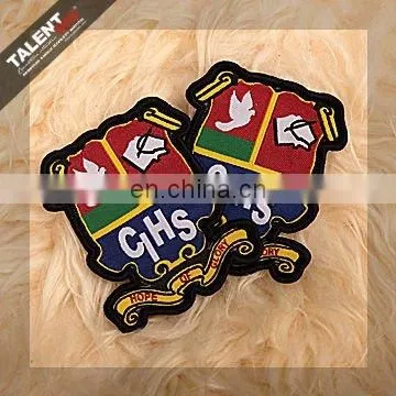Custom Woven School Logo Badge Patch for Uniform Garment photo-5