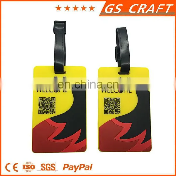 Attractive Price Super Quality Soft Pvc Luggage Tag, Blank Luggage Tag photo-2
