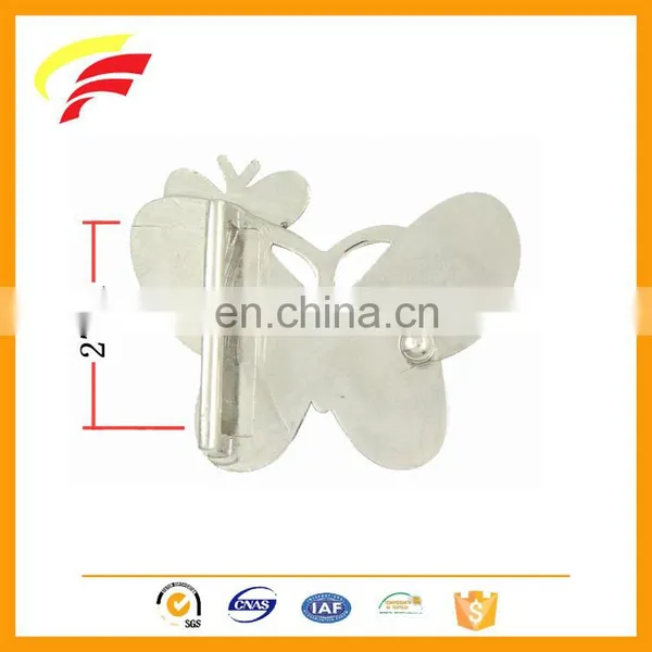 Fancy Zinc Alloy Butterfly Shape Belt Buckle With Enamel and Rhinestones for Lady's Belt photo-3