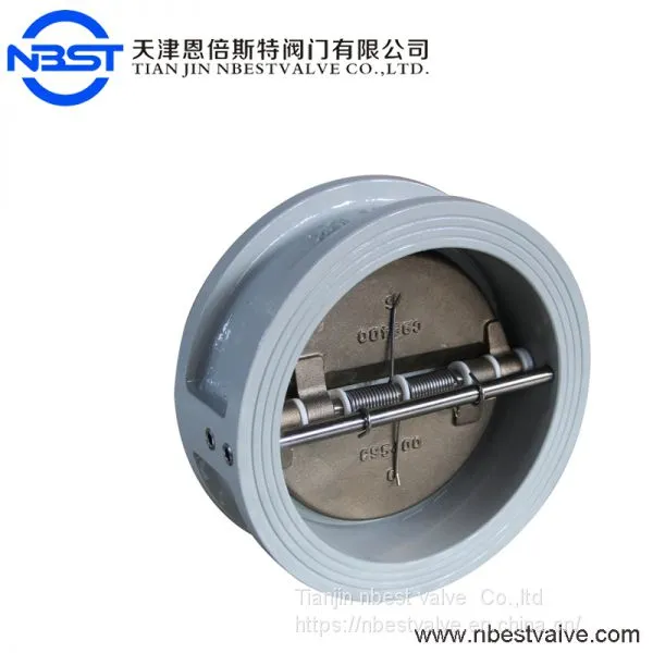 H76X-10Q Air Compressor Butterfly Wafer Cast Iron Check Valve DN600 photo-2