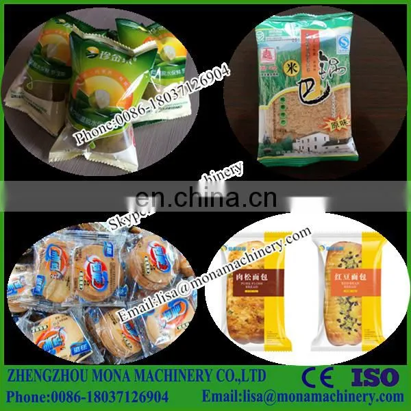 Small Scale Horizontal Sachet Pouch Bread Packaging Machine photo-2