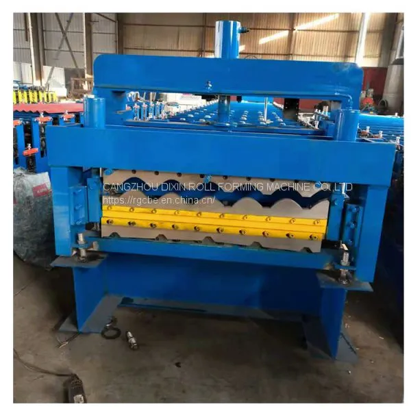 Double Layer Galvanized Roofing Sheet Roll Forming Machine photo-5