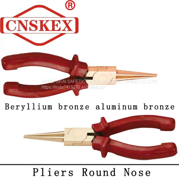 Non Sparking Pliers Round Nose Tools photo-4