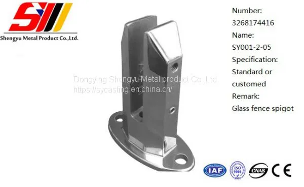Precision Casting Stainless Steel Glass Railing Spigot photo-2