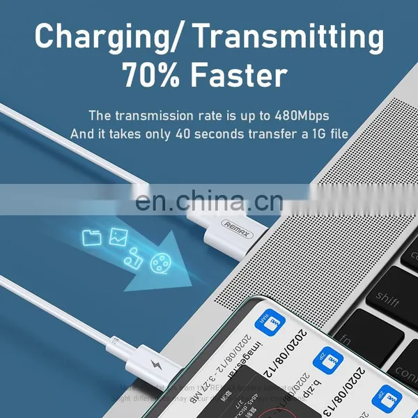 Remax RC-175a Wholesale TPE 22.5W Type c Strong Fast Usb Charge Data Cable photo-4