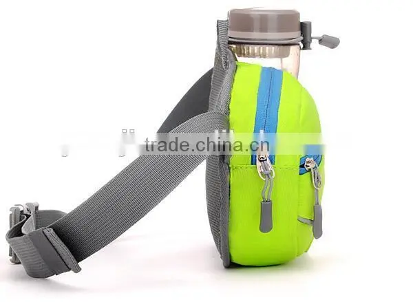 Hiking Waist Pack, Outdoor Water Resistant Waist Bag With Water Bottle (Not Included) Holder, Running Belt Bag Pouch Fanny Pack photo-5