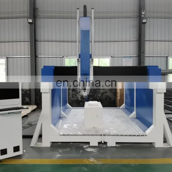 Wood Pattern CNC Router / 180-degree Head Turn 4 Axes CNC Milling Machine photo-2