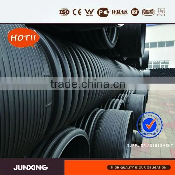 New Zealand Market Hdpe Culvert Pipes in Road and Rail-road Construction 300mm x 6m photo-3